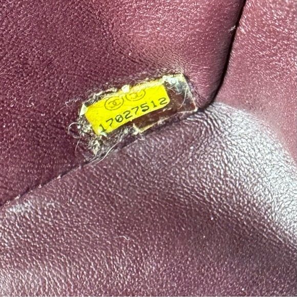 Auth Chanel Mini Rectangular Classic Black Striated Patent - Picture 8 of 10